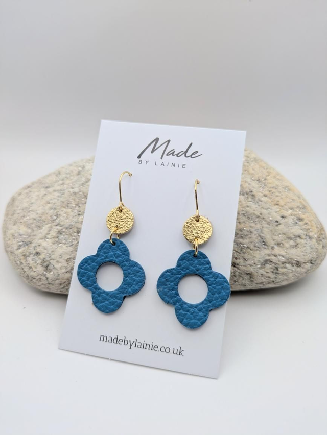 Retro Flower Drop Earrings (2)