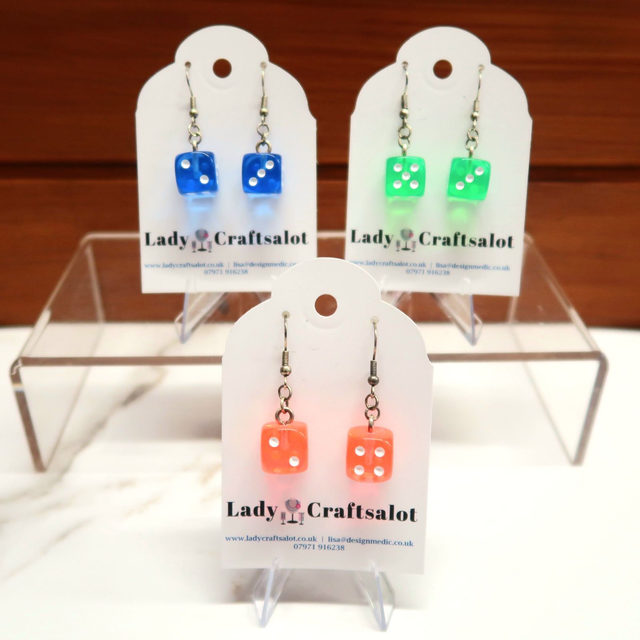 Dice Earrings