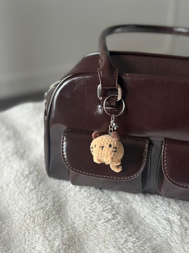 Bijou de sac - Porte-clés Petit Chat au crochet