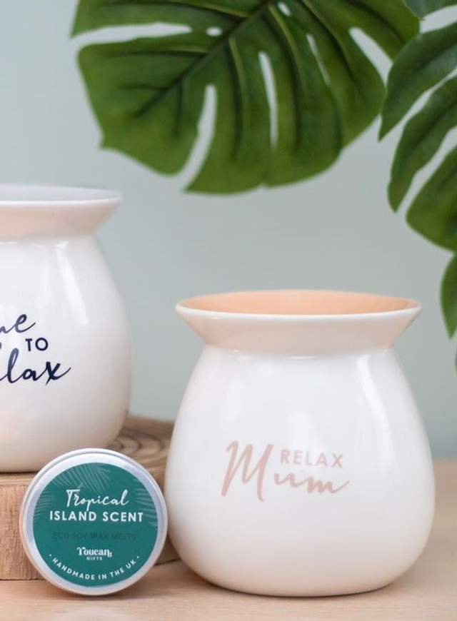 Relax Mum Wax Melt Burner Gift Set