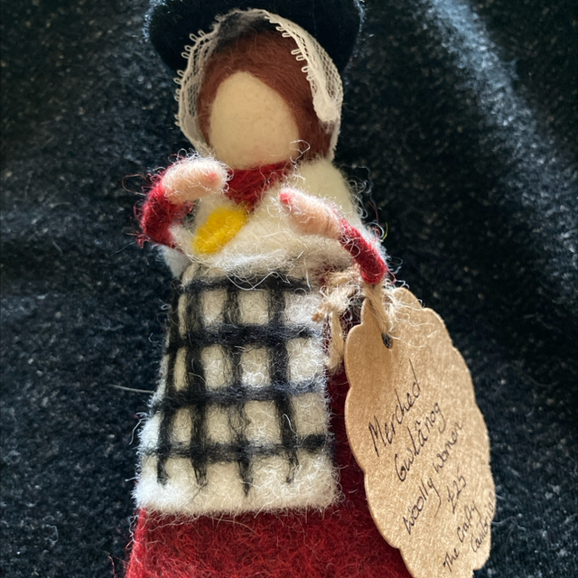 Needle Felted Welsh Lady