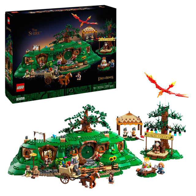 LEGO 10354 Icons Der Herr der Ringe Das Auenland