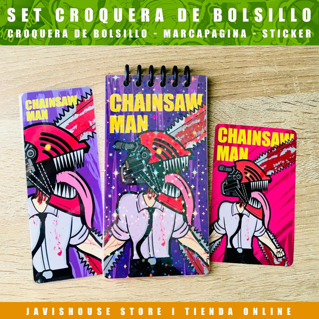Set Croquera Chainsaw Man