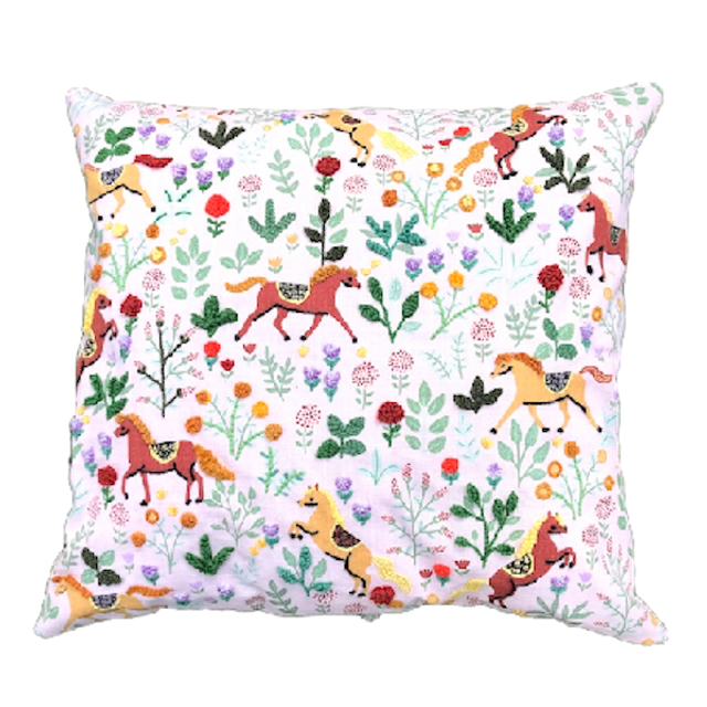 Coussin chevaux
