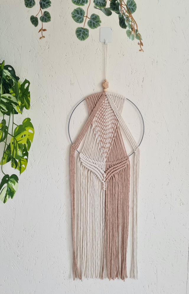 Macrame Woven Hoop
