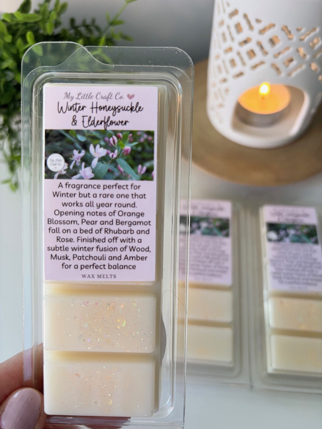 Winter Honeysuckle & Elderflower - Snap Bar Wax Melts