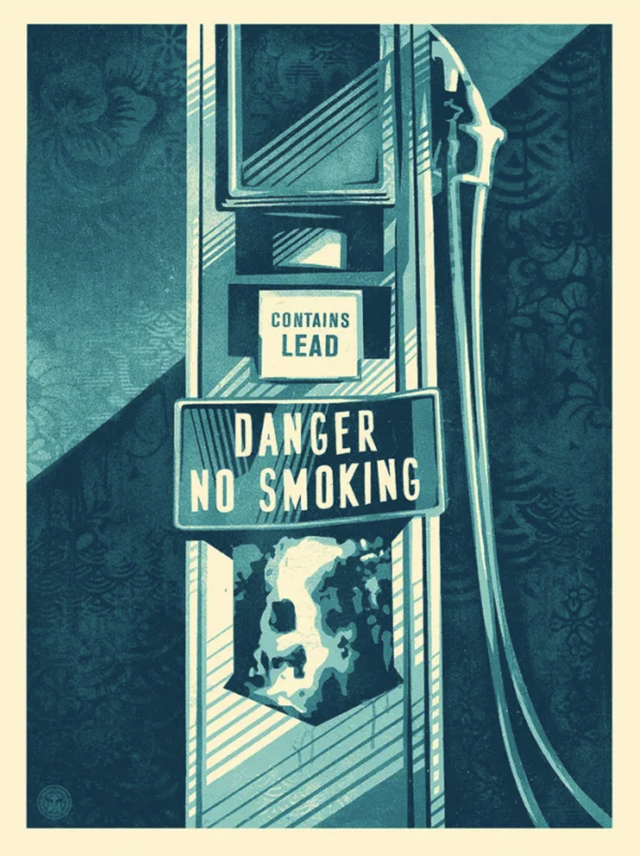 Shepard Fairey - Danger No Smoking - 450ex - 2016