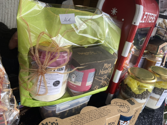 Coffret mug + bocal cookies à faire