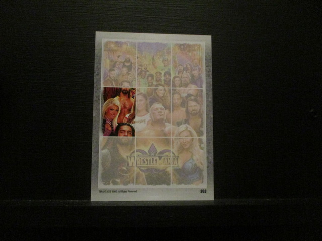 WrestleMania Slam Attax Live Original Trading Card #383