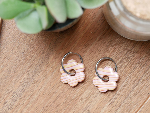 Bloom Rayé (rose/rouge/orange)