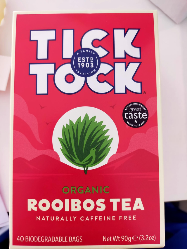 Tick Tock Organic Rooibos Tea 40 bags 55150