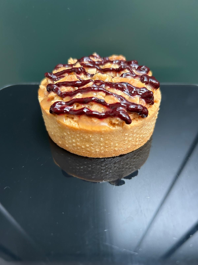 Blackcurrant Crumble Tart