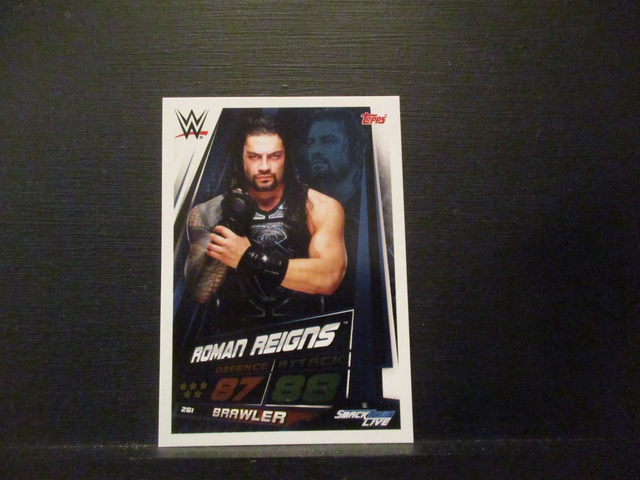 Roman Reigns - Stars Of The Show Slam Attax Universe Original Trading Card #261