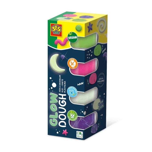 SES Creative Feel good klei Glow (4x90gr)