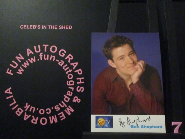 Ben Shepherd Authentic Autographed GMTV 6x4 Cast Card (7)