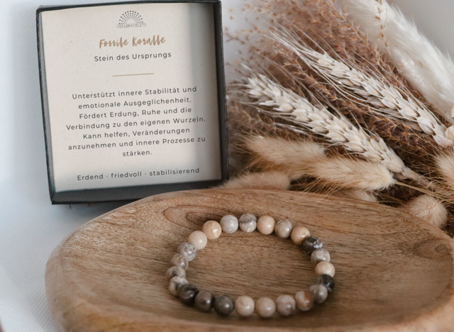 Fossile Koralle - Armband des Ursprungs 