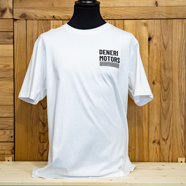 Tshirt Deneri Motors Blanc Porsche