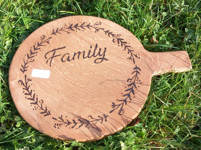 Planche ronde "Family" 