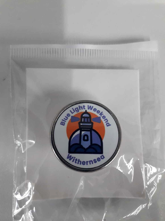Blue Light Weekend Pin Badge