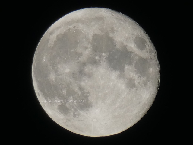 Photographic Open Edition Canvas Panel Print, from my "Up High" collection,"Fathers Moon"