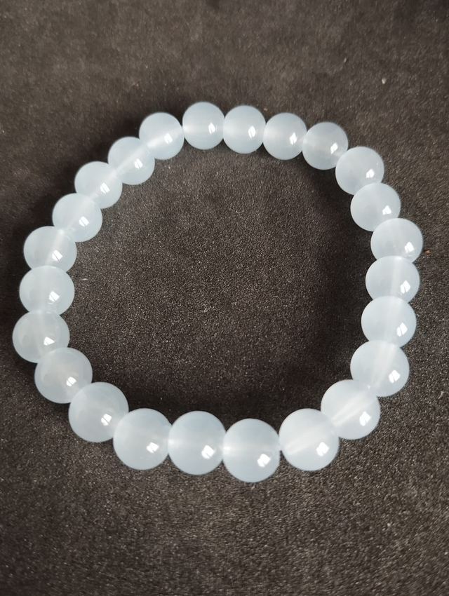 Bracelet en quartz blanc