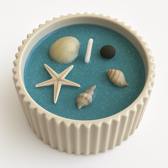 Round Flash Bathroom Scented Candle 