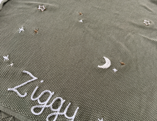 Moon &amp; Stars Scattered Blanket 