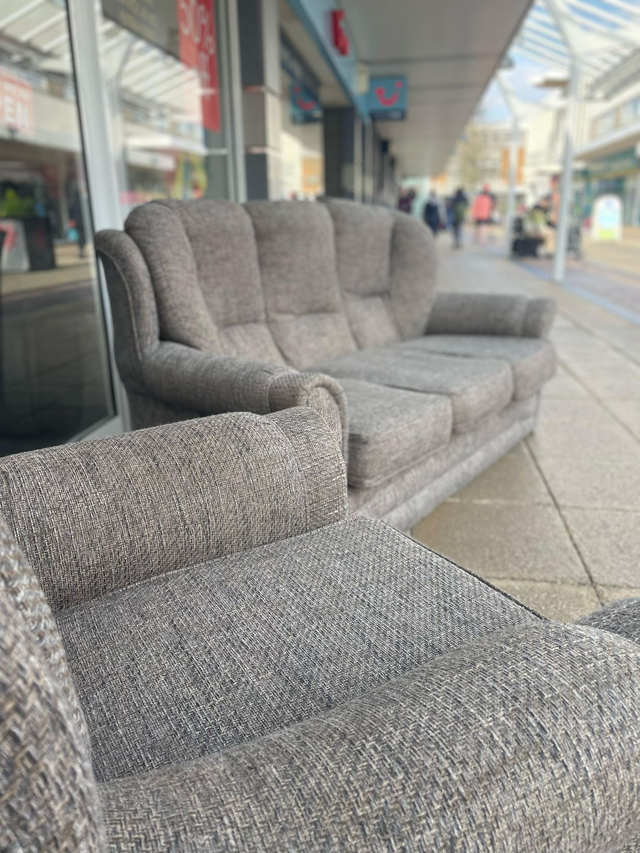 3 Seater Highback and Armchair #U1174