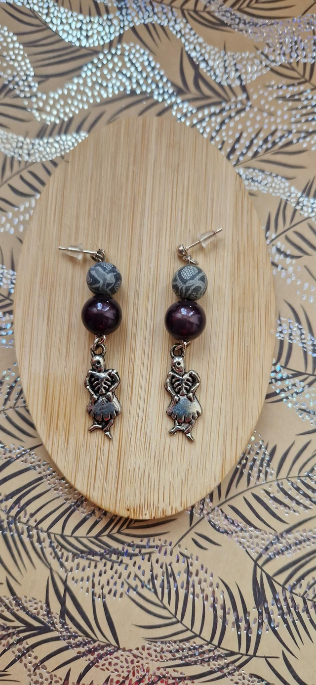 Boucles d'oreilles gothique 