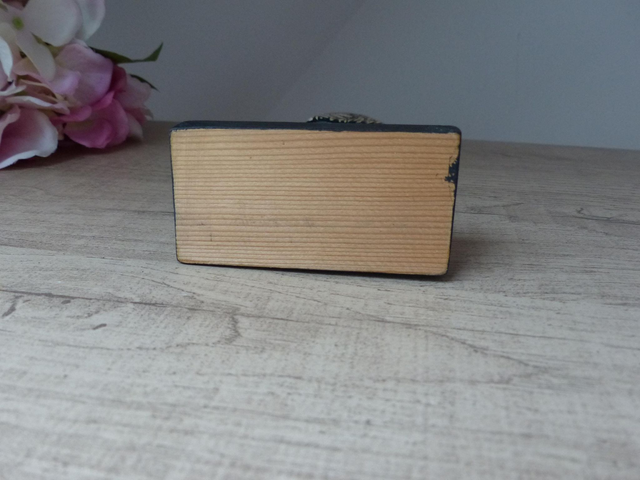 Porte stylo chouette galet peint à la main, porte stylo décoration bureau, porte stylo en pierre artisanat, oeuvre d'art sur galet, rentrée