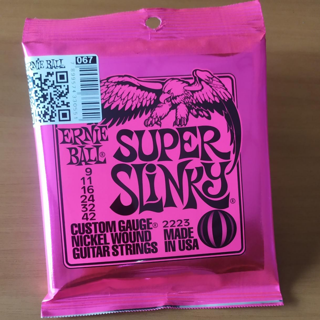 Encordoamento Guitarra 009 Ernie Ball Cód 067