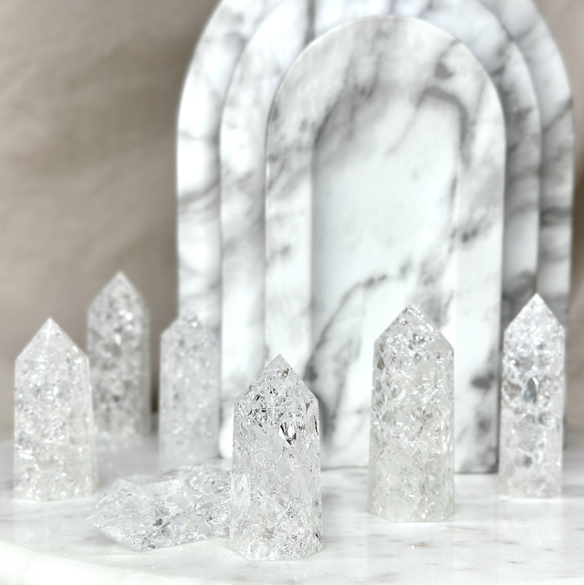 Fire and Ice Quartz Tower 