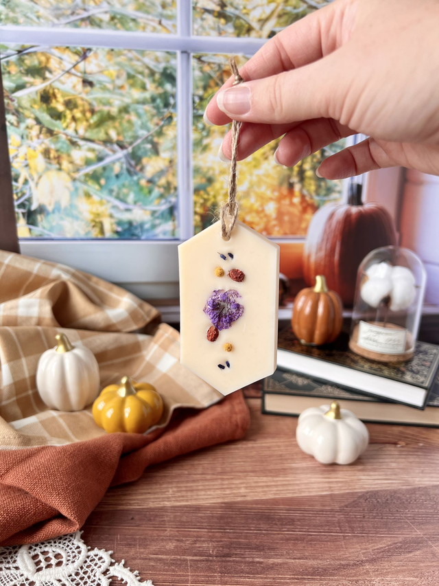 🍁 Suspension parfumée Citrouille merveilleuse - 2 en 1