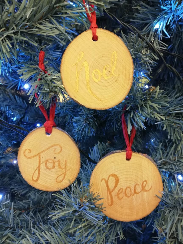 Hand Painted Wooden Decorations