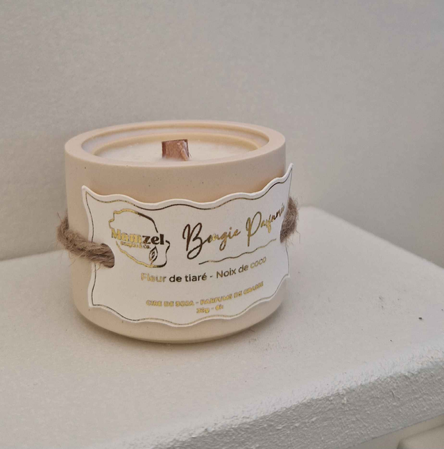 Bougie Végétale 30g - 6h - Fleur de Tiaré, Noix de Coco