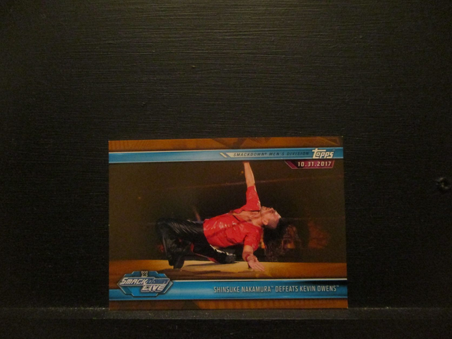 Shinsuke Nakamura Defeats Kevin Owens - Brown Champions Original Trading Card #66