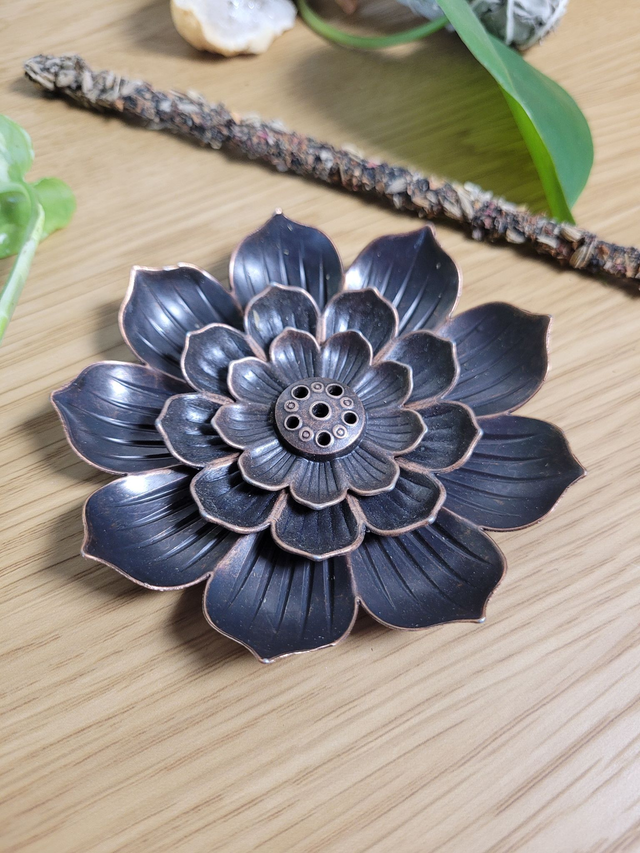 Porte encens vertical - Fleur de Lotus
