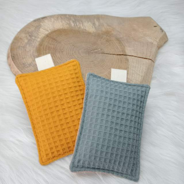 Lot de 2 éponges lavables