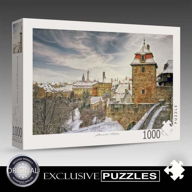 Original Rothenburg Puzzle | Im Winter