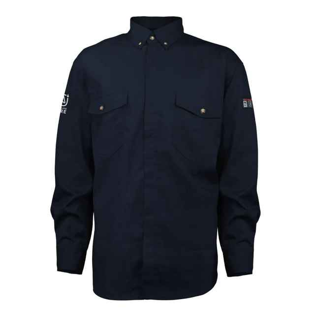 Camisa Ignifuga Antiestático FRST NFPA Azul Marino