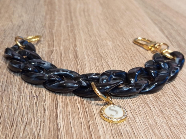 Bracelet gros maillons en acrylique Kaala