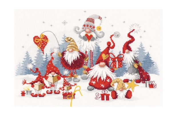 Vervaco Christmas Meeting Vervaco Cross Stitch Kit 