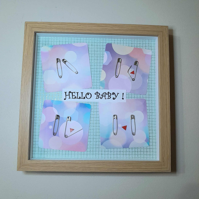 Cadre Naissance / Pièce Unique – Fait Main