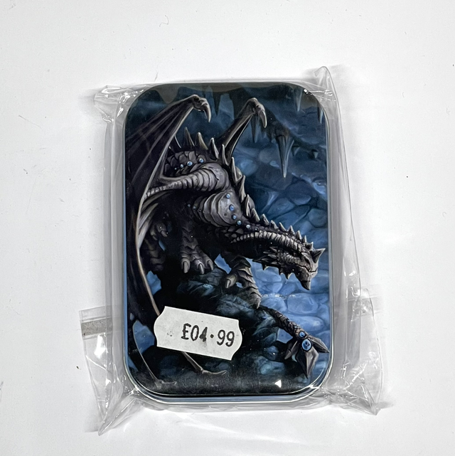 Anne Stokes Small Storage Tin - Rock Dragon 