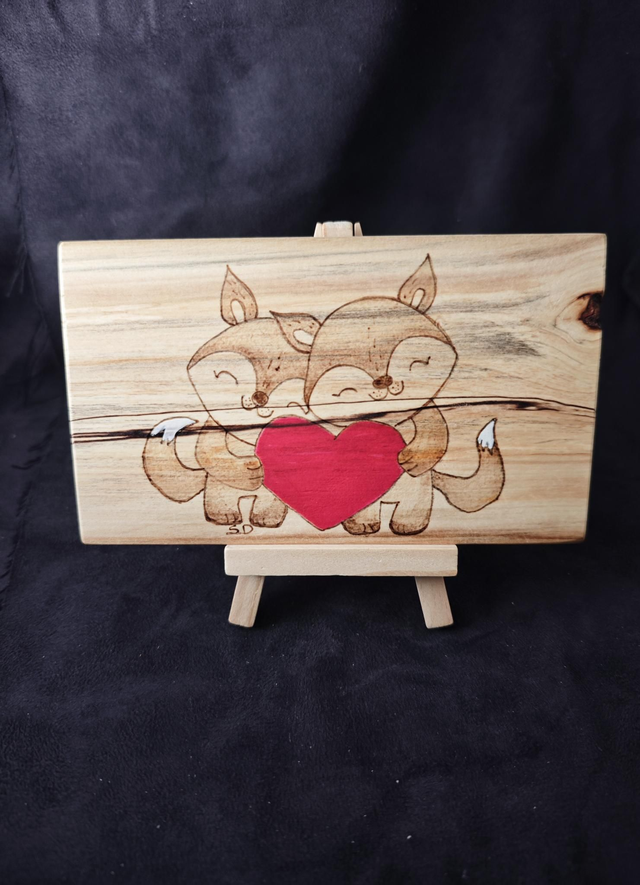 Duo de renards amoureux 