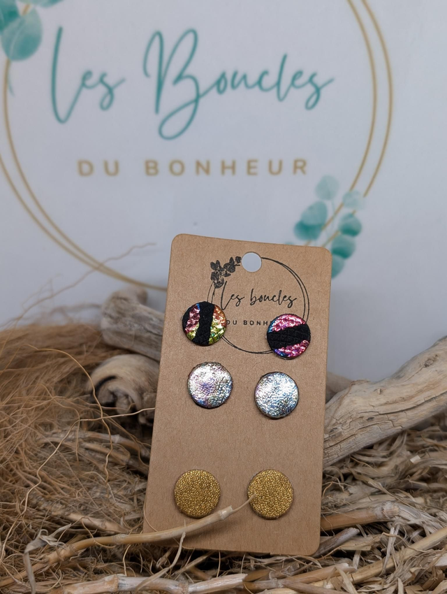 Lot de 3 paires de puces pu036