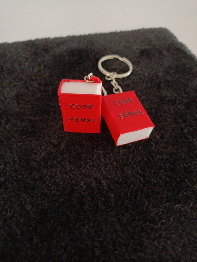 Porte clés code pénal 