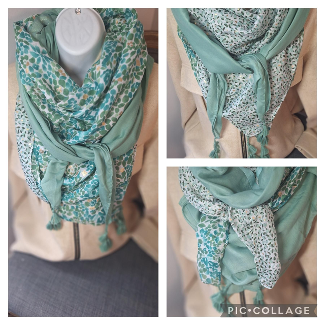 Echarpe patchwork 4 en 1 V02