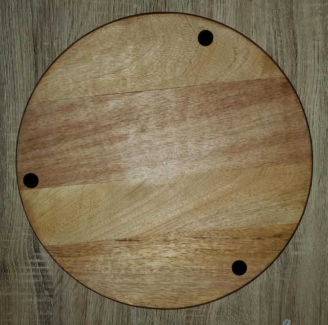 Grand plateau en manguier de 37cm