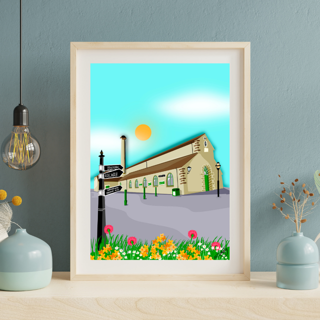 Elsecar Heritage Centre (Barnsley) Art Print - Colourful Yorkshire Art By Marie Gregg